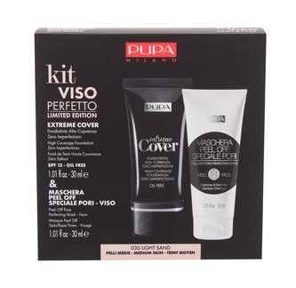 Pupa Extreme Cover make-up Extreme Cover Foundation SPF15 30 ml + pleťová maska Maschera Peel-Off Pore Perfecting Mask 30 ml