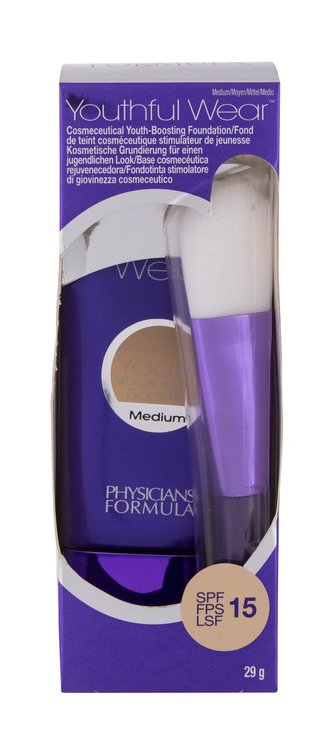 Physicians Formula Youthful Wear make-up Youthful Wear Youth-Boosting Foundation SPF15 29 g + kosmetický štětec 1 ks