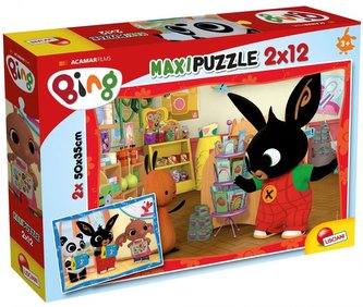 Bing - Puzzle Supermaxi 12 x 2 V škole