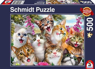 Puzzle PQ 500 Koty robią selfie G3 Puzzle PQ 500 Koty robią selfie G3