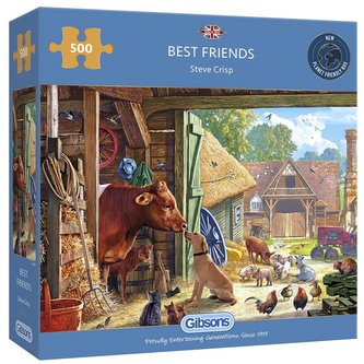Puzzle 500 Najlepsi przyjaciele G3