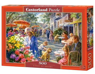 Puzzle 500 Street of dreams CASTOR