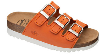 Scholl Zdravotní obuv - RIO WEDGE AD OilLea-W - Orange 40