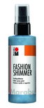 Marabu Fashion Shimmer na tmavý textil trblietavý - nebesky modrý 100 ml
