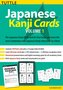 Japanese Kanji Cards Kit Volume 1: Learn 448 Japanese Characters Including Pronunciation, Sample Sentences & Related Compound Wo