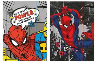 Teczka z gumką A4 Spider Man mix