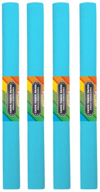 Bibuła marszczona 20 błękitna jasna (10szt)