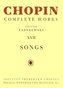 Chopin Complete Works XVII PWM piesne