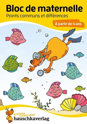 Bloc de maternelle - Points communs et différences À partir de 4 ans, A5-Bloc