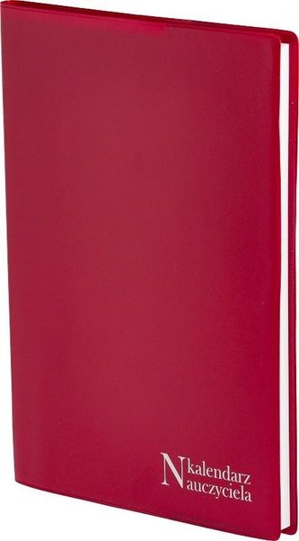 Kalendarz nauczyciela A5 2021/2022 tyg. PCV bordo