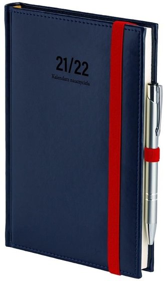 Kalendarz nauczyciela B6 2021/2022 dzienny z gumką