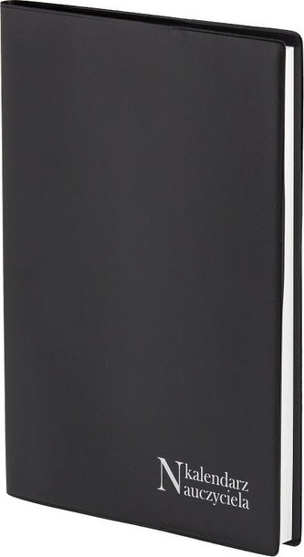 Kalendarz nauczyciela A5 2021/2022 tyg. PCV czarny