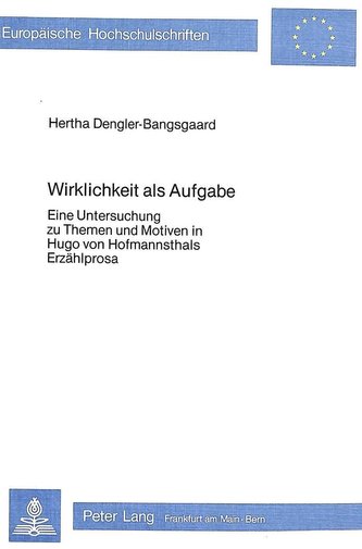 Wirklichkeit als Aufgabe