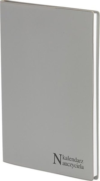 Kalendarz nauczyciela A5 2021/2022 tyg. PCV szary