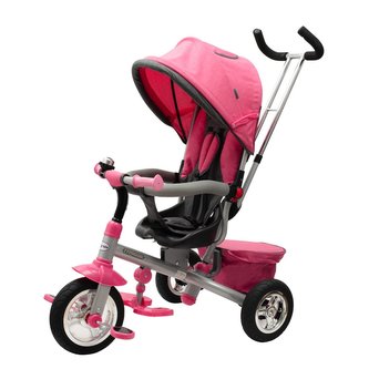 Dětská tříkolka Baby Mix 3v1 TYPHOON 360° růžová Dětská tříkolka Baby Mix 3v1 TYPHOON 360° růžová