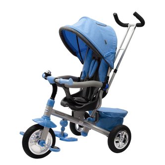 Dětská tříkolka Baby Mix 3v1 TYPHOON 360° modrá Dětská tříkolka Baby Mix 3v1 TYPHOON 360° modrá