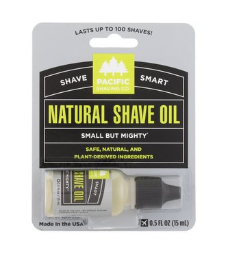 Pacific Shaving Co. Shave Smart Gel na holení Natural Shave Oil 15 ml pro muže