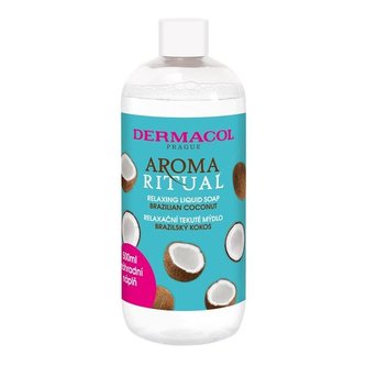 Dermacol Relaxační tekuté mýdlo Aroma Ritual Brazilský kokos (Relaxing Liquid Soap) - náhradní náplň 500 ml unisex