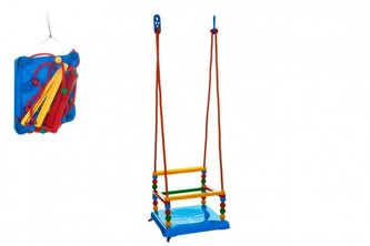Hojdačka plast 35x34cm modrá nosnosť 40kg v sieťke