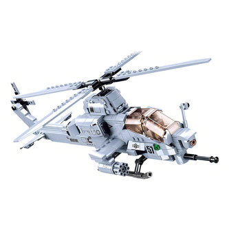 Sluban Army Model Bricks M38-B0838 Bojová helikoptéra