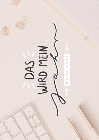 Hallo 2021 - dein #nurwasichmag Planer