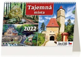 Kalendář stolní 2022 - Tajemná místa ČR