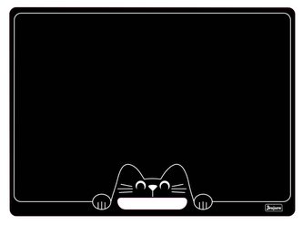 Jeujura Obojstranná tabuľa s mačičkou