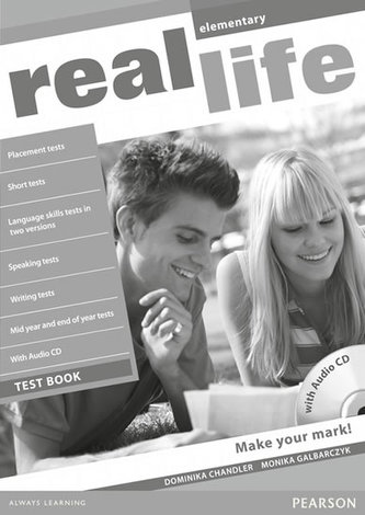 Real Life Global Elementary Test Book & Test Audio CD Pack