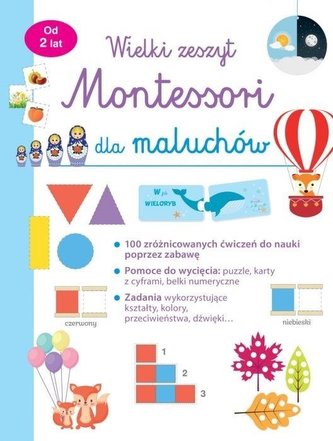 Wielki zeszyt Montessori dla maluchów