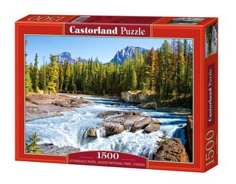 Puzzle 1500 Rieka Athabasca - Kanada CASTOR