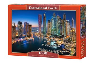 Puzzle 1500 mrakodrapov v Dubaji CASTOR
