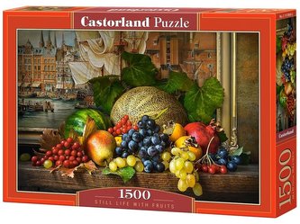 Puzzle 1500 Martwa natura z owocami CASTOR