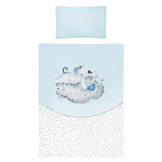 2-dílné ložní povlečení Belisima LOVE 100/135 tyrkysové