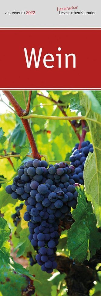 Lesezeichenkalender Wein 2022