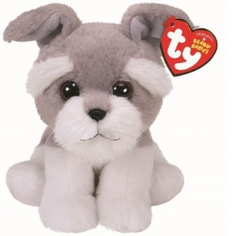 Beanie Babies Harper šedý pes 15 cm