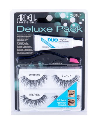 Ardell Wispies umělé řasy Wispies 2 páry + lepidlo na řasy Duo 2,5 g + aplikátor 1 ks