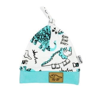 Kojenecká bavlněná čepička Nicol Dinosaur - velikost 56 (0-3m)