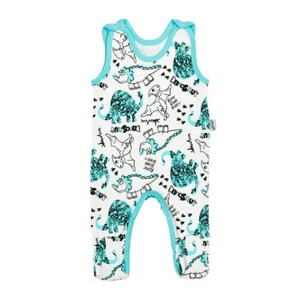 Kojenecké bavlněné dupačky Nicol Dinosaur - velikost 68 (4-6m)