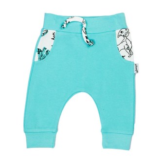 Kojenecké bavlněné tepláčky Nicol Dinosaur - velikost 68 (4-6m)