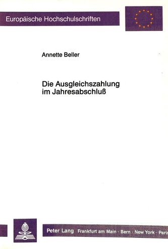 Die Ausgleichszahlung im Jahresabschluß