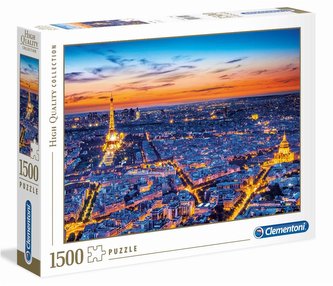 Puzzle 1500 HQ s výhľadom na Paríž