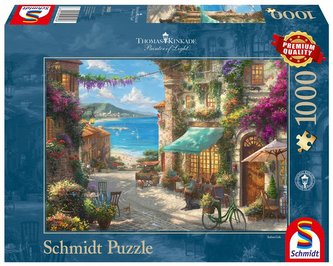 Puzzle PQ 1000 Kawiarenka na Włoskiej Riwierze G3 Puzzle PQ 1000 Kawiarenka na Włoskiej Riwierze G3
