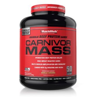 Carnivor Mass - MuscleMeds - jahoda - 2700 g