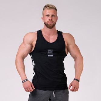 Tílko Lampas Black - NEBBIA - Velikost XL
