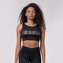 Sportovní podprsenka Intense Gold Mesh Black - NEBBIA - Velikost M
