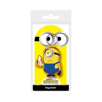 Kľúčenka gumová Mimoni/Stuart banana