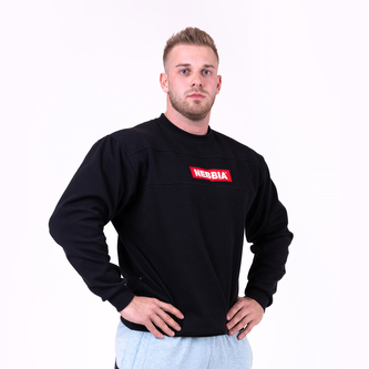 Pánská mikina Red Label Black - NEBBIA - Velikost M