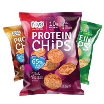 Protein Chips 30 g - NOVO - zakysaná smetana & cibule