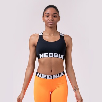 Sportovní podprsenka Power Your Hero Black - NEBBIA - Velikost M
