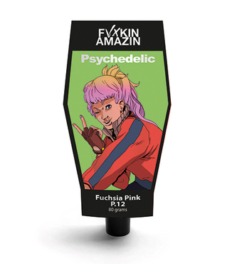 Fvxkin Amazin Psychedelic multichromatický zesvětlovací pigment P.12 Fuchsia Pink 80g
